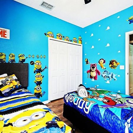 Spacious Disney Themed 5Bed Villa! Private Heated Enclosed Pool/Spa/Bbq! 대번포트 외부 사진
