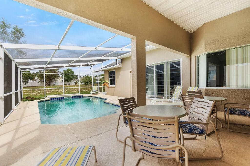 Spacious Disney Themed 5Bed Villa! Private Heated Enclosed Pool/Spa/Bbq! 대번포트 외부 사진